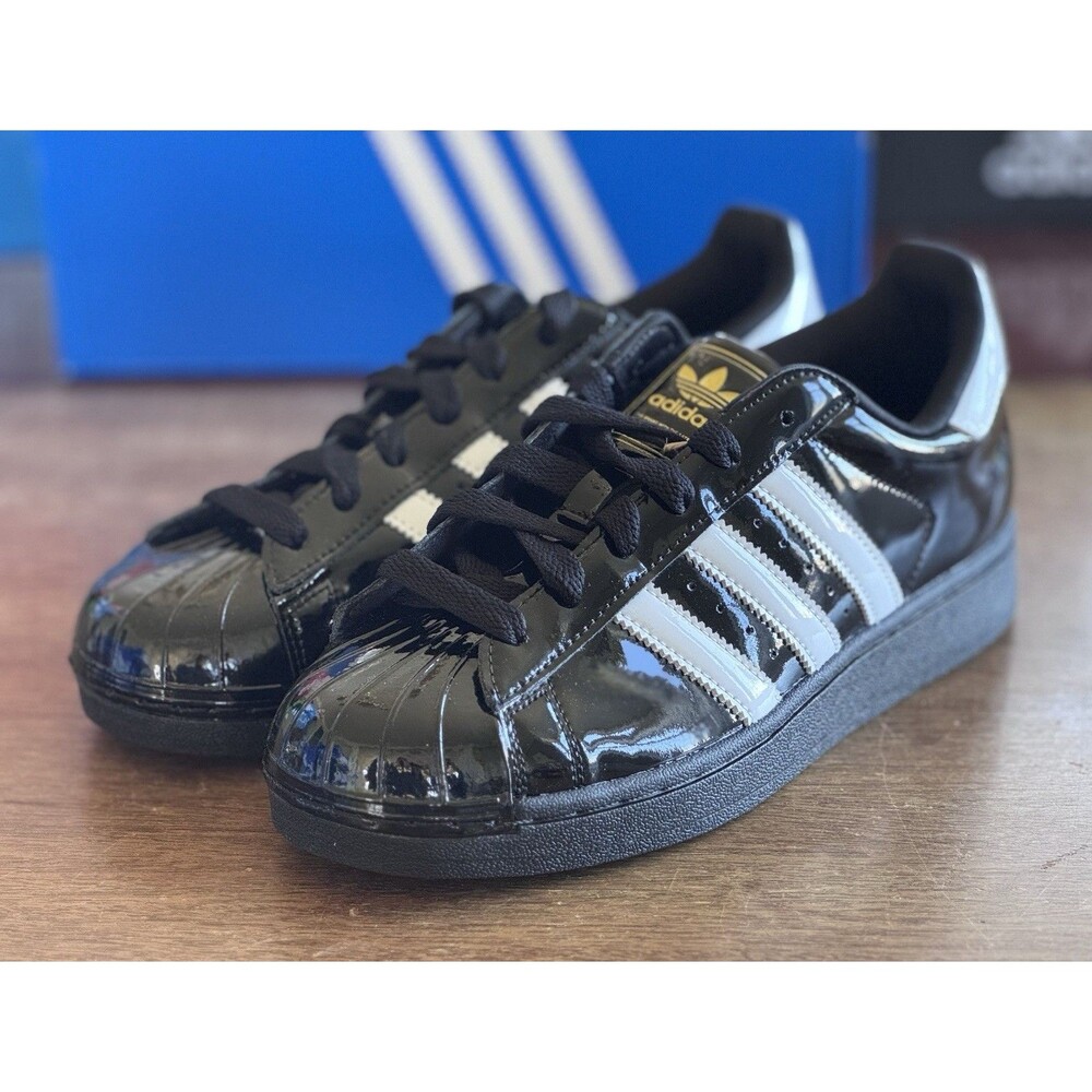 Women's Size 7.5 - adidas Superstar 2 Core Black Cloud White W JS4009